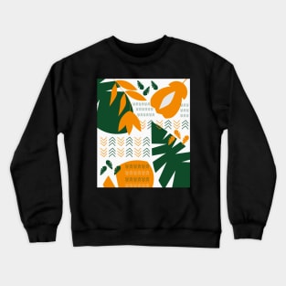 Abstract bohemian garden Crewneck Sweatshirt